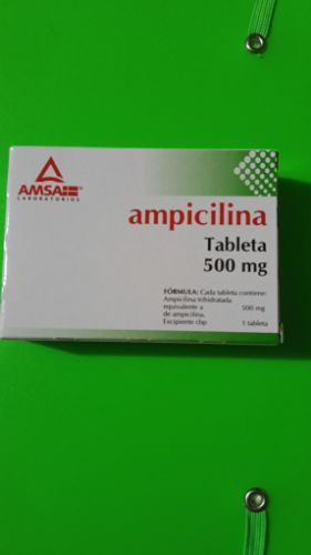 Imagen 1 de Ampicilina 500mg 20 tab