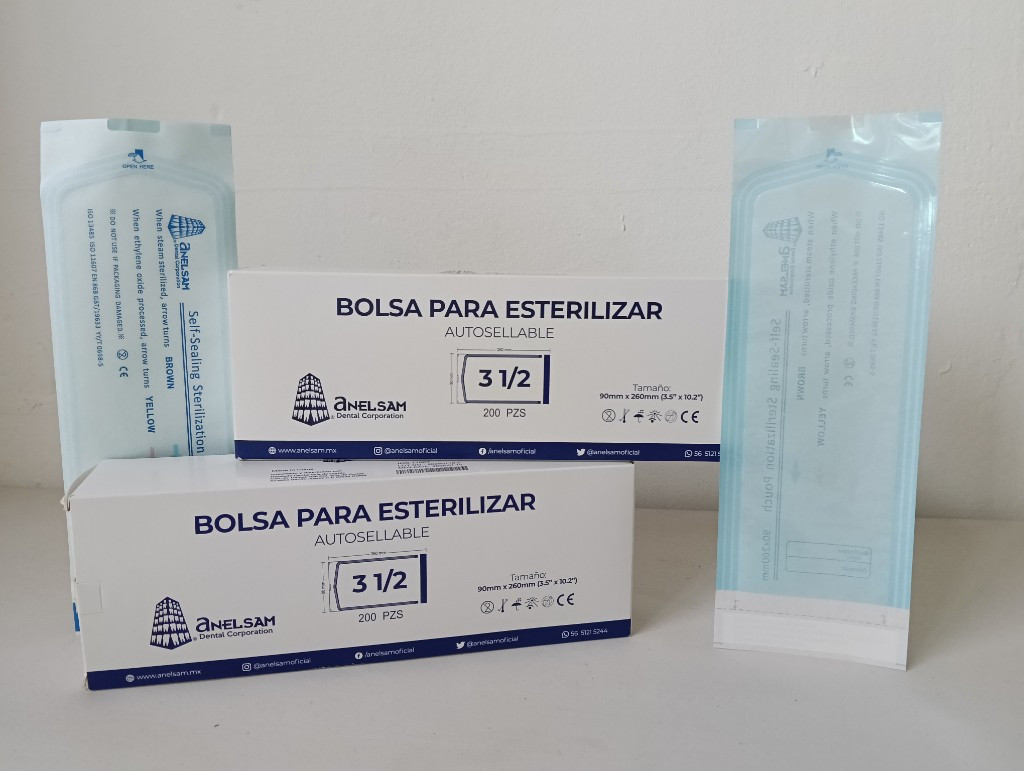 Imagen 1 de Bolsa para esterilizar 9x26 CM caja con 200 piezas