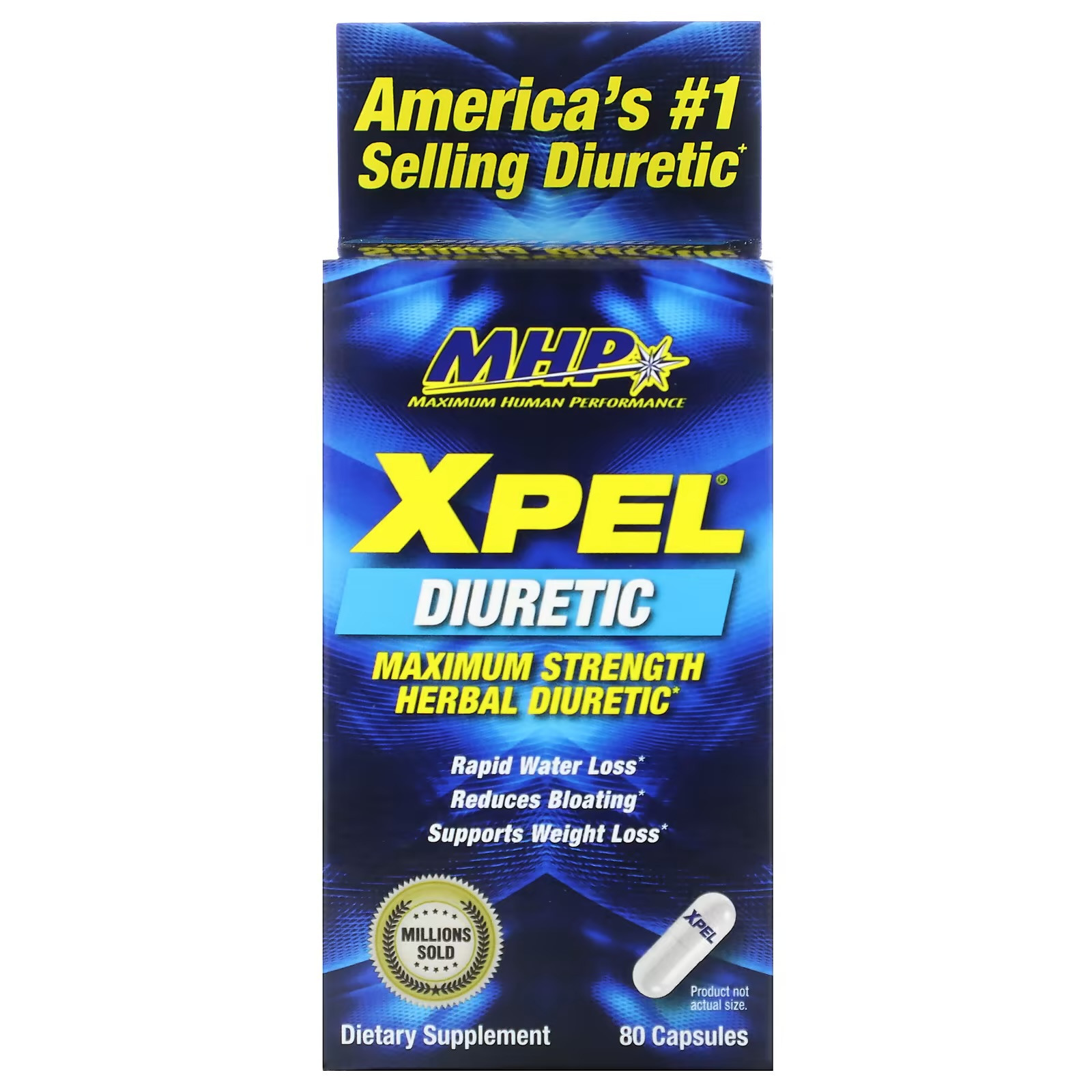Imagen 1 de MHP Xpel DIURETIC, 80 Cápsulas