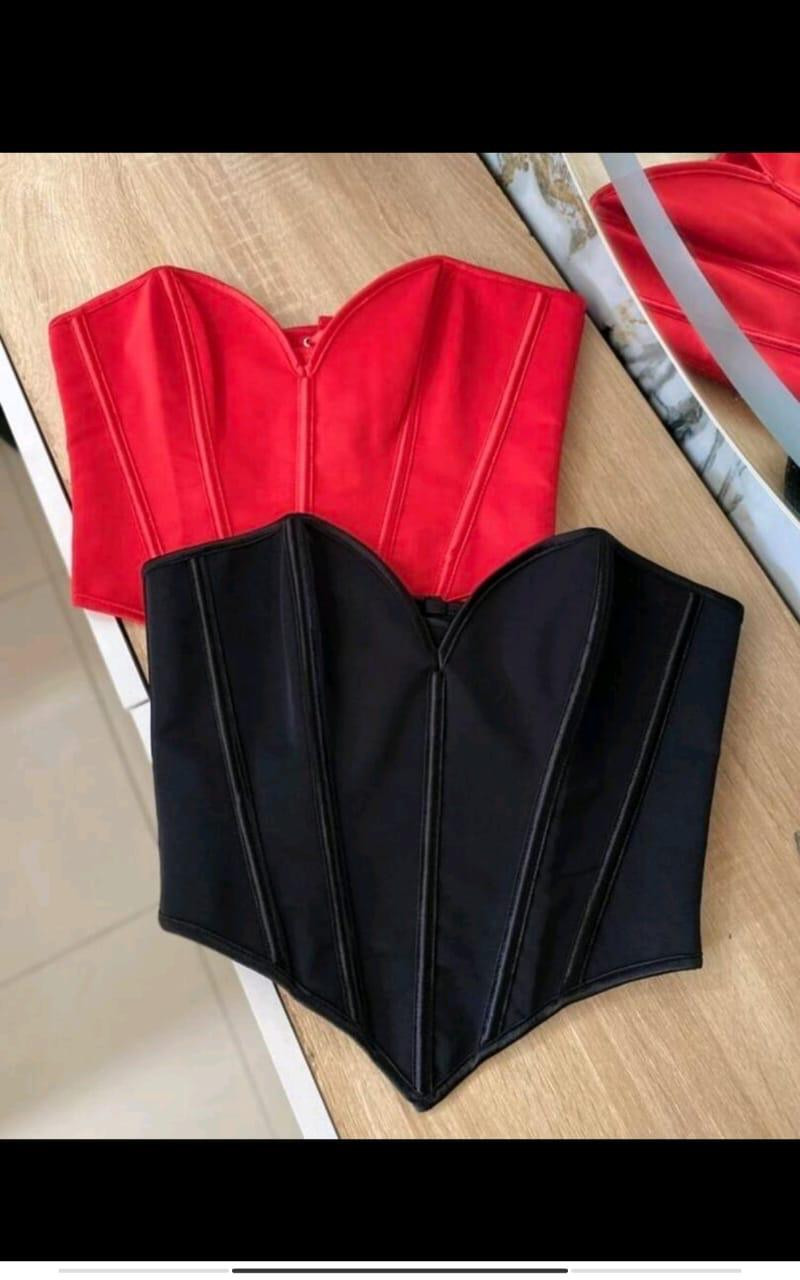 Imagen 1 de 08 Corset rojo talla única