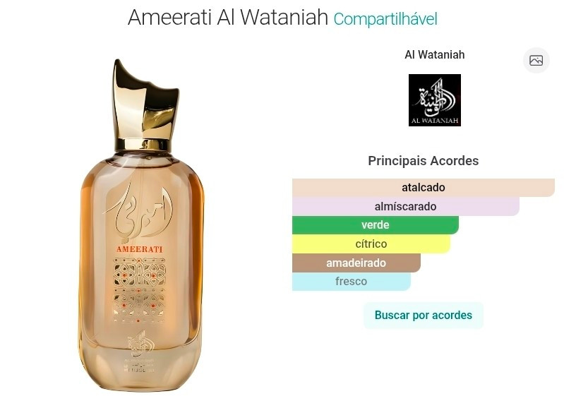 Imagem 1 de Ameerati Al Wataniah 100ml