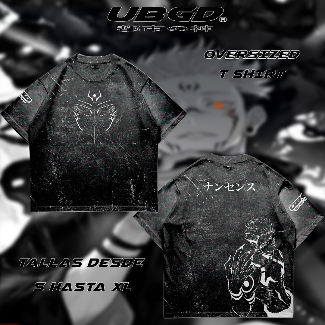 Imagen 1 de CAMISA OVERSIZE FULL PRINT SUKUNA