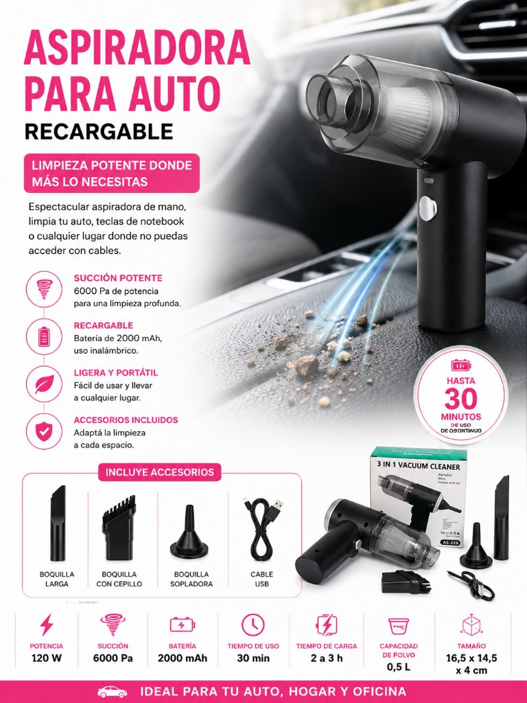 Imagen 1 de Aspiradora para auto