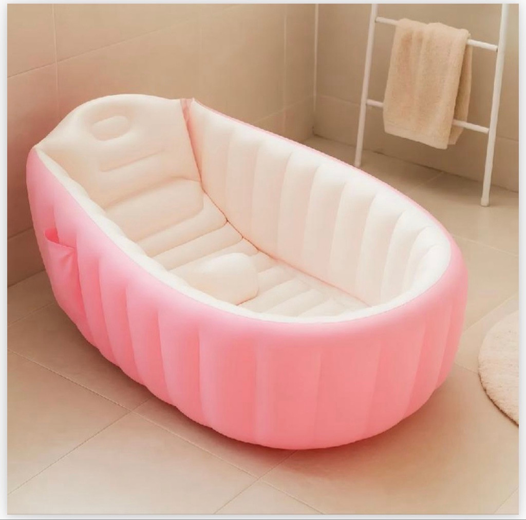 Imagen 1 de BAÑERA TINA INFLABLE PORTÁTIL PARA BEBÉ