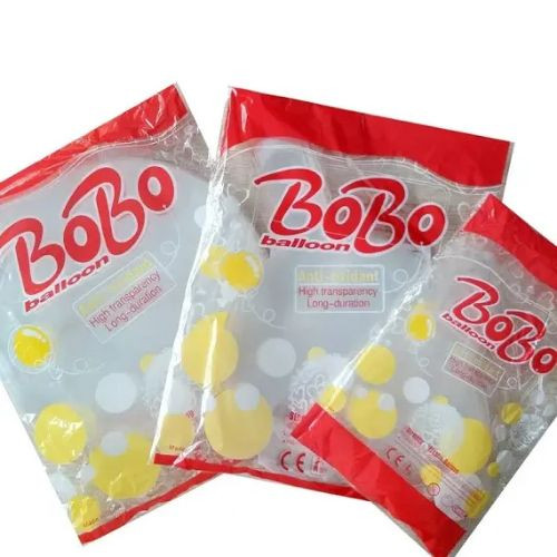 Imagen 1 de Bobo Transparente 18 pulg inflado confeti
