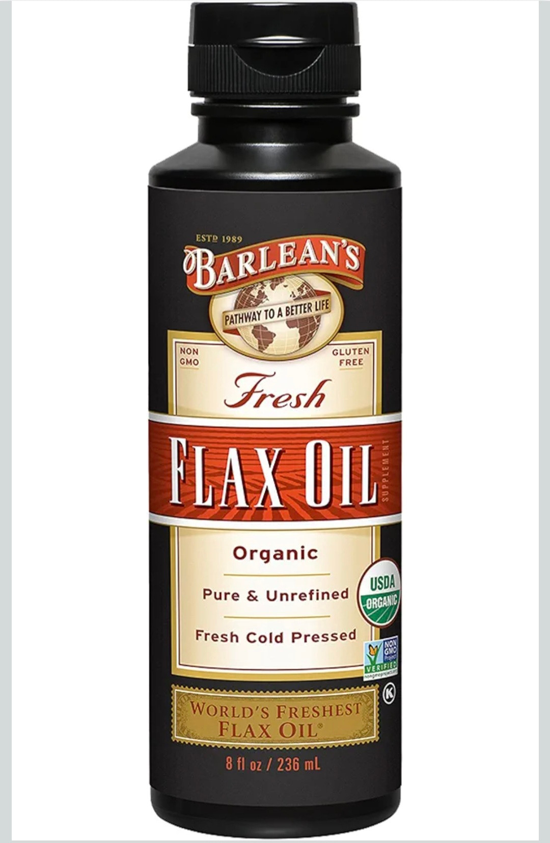 Imagen 1 de Aceite de Lino Orgánico Barlean's