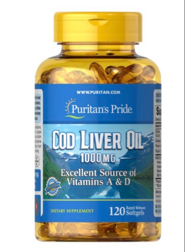 Imagen 1 de Aceite de Hígado de Bacalao 1000mg 120softgels