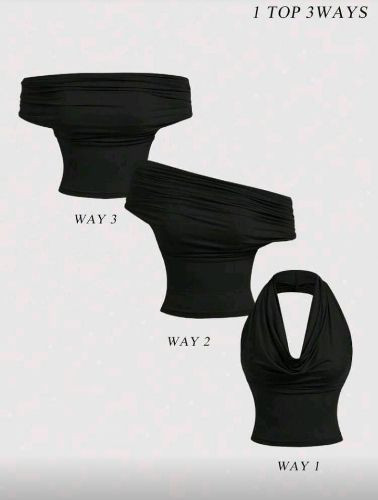 Imagen 1 de Blusa Top Shein Negro