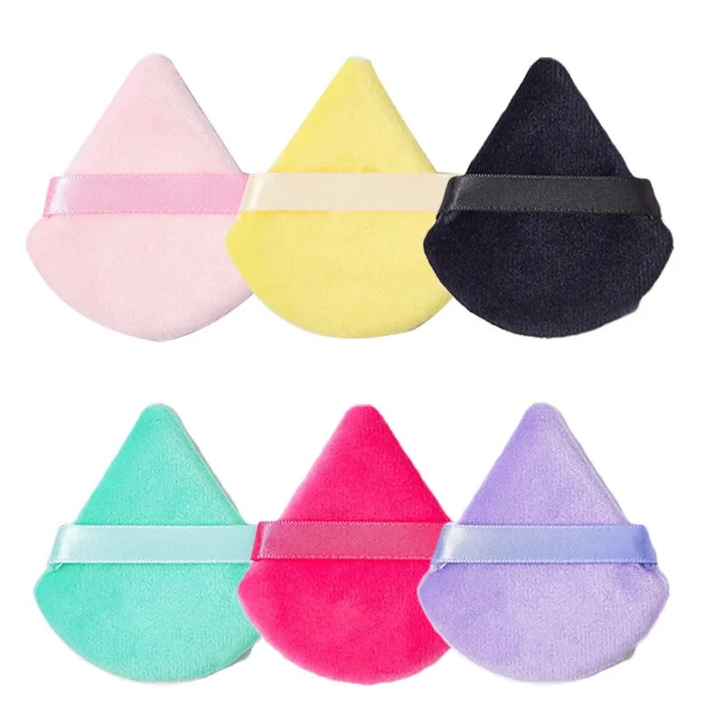 Imagen 1 de 2 borlas para polvo triangular