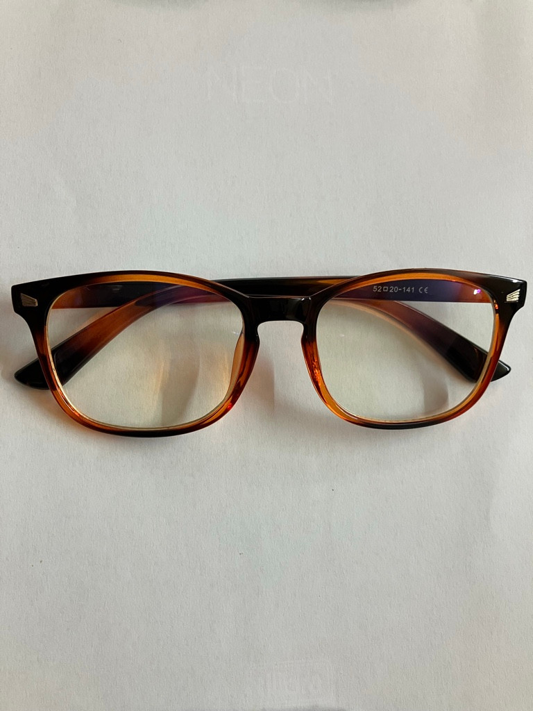 Imagen 1 de Lentes anti reflejo y luz Azul (Naranja con legro)