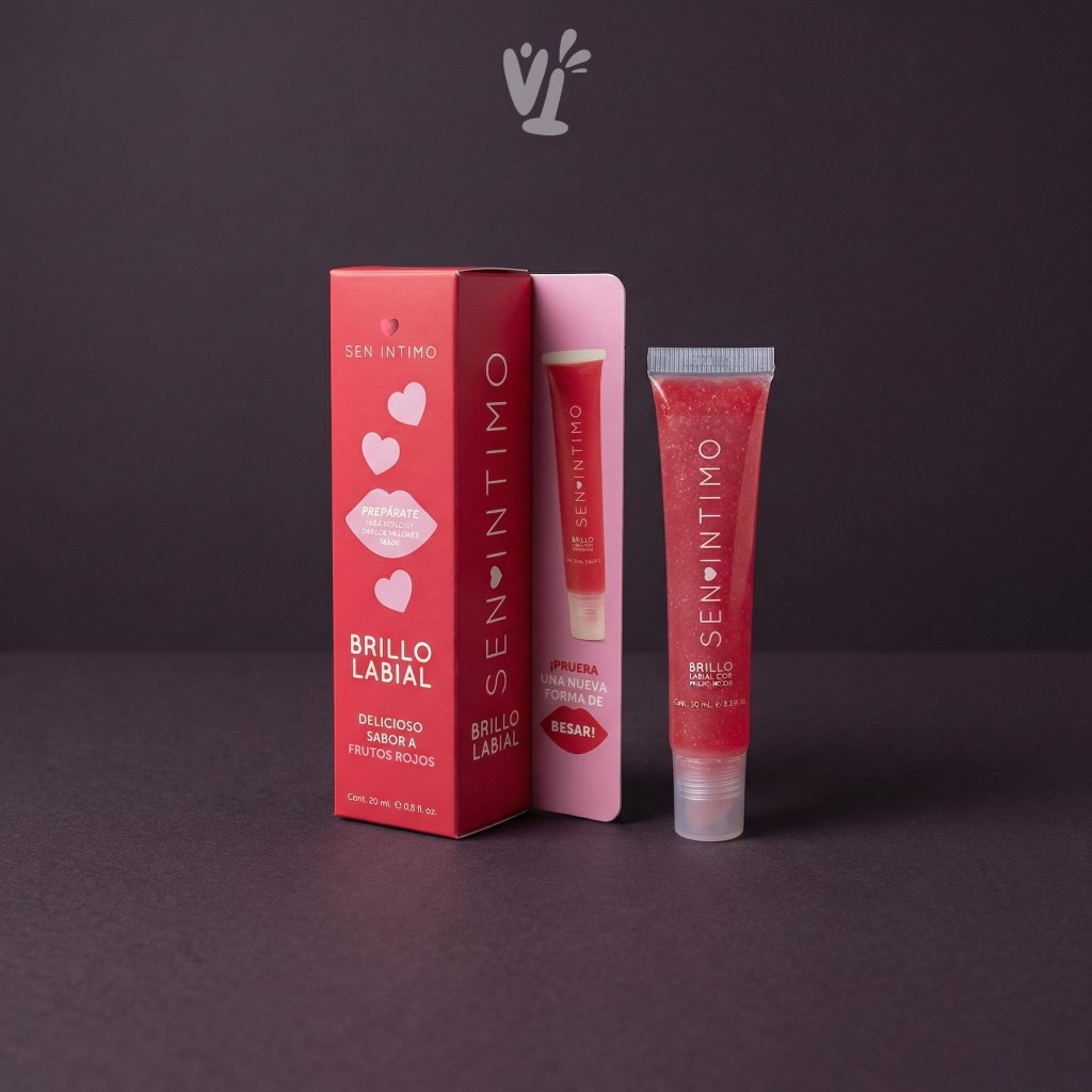 Imagen 1 de Brillo Labial Cereza 20ml Sen Intimo