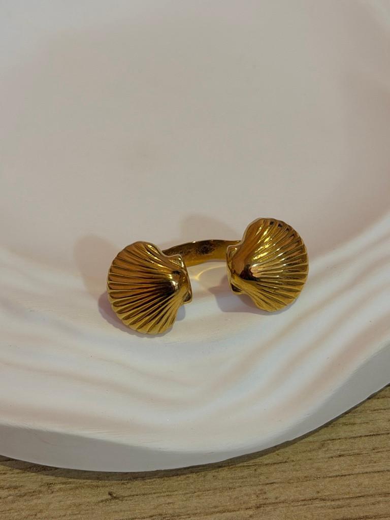 Imagen 1 de Anillo concha ajustable acero inoxidable
