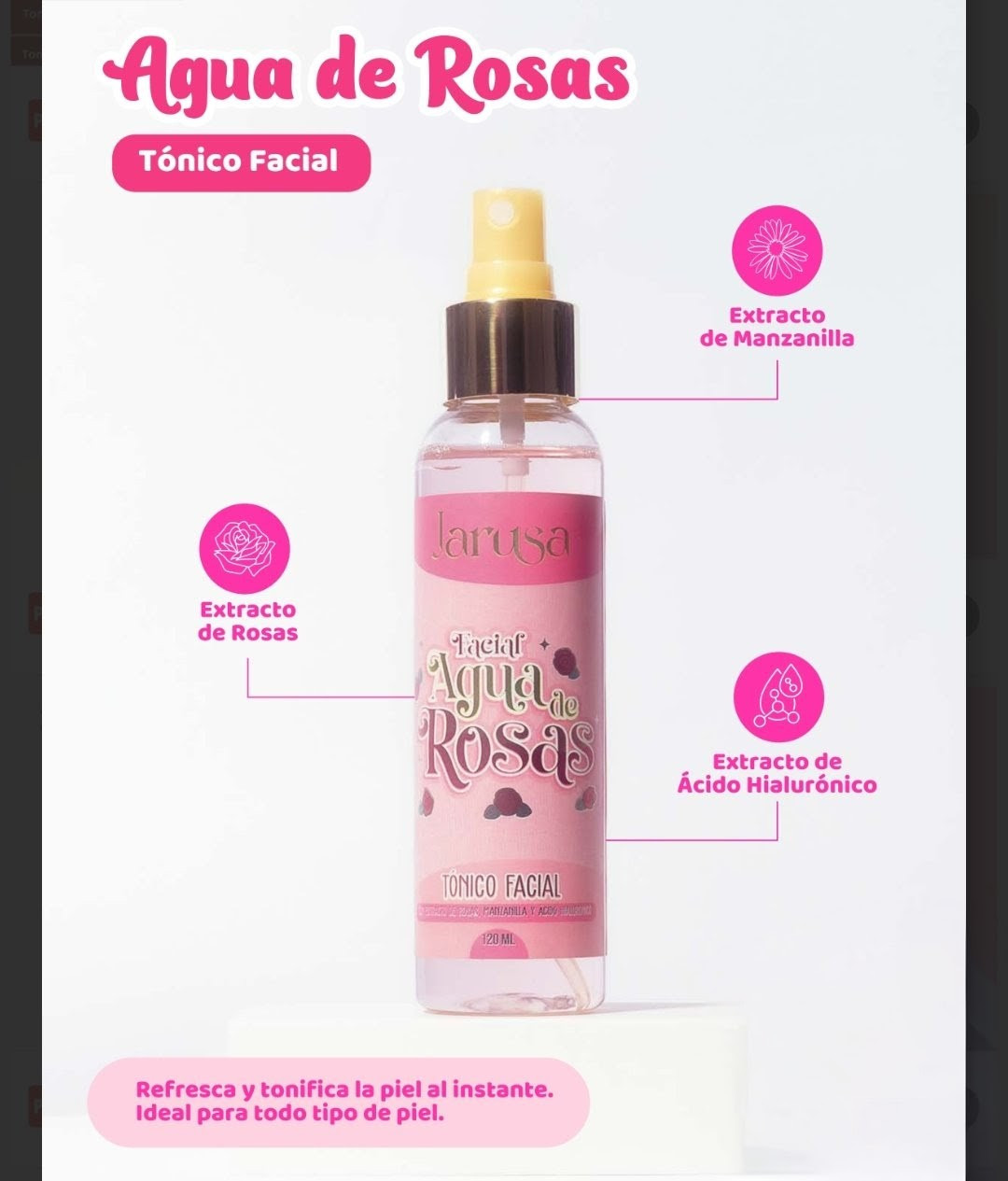 Imagen 1 de Agua de Rosas Jarussa