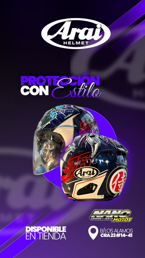 Imagen 1 de Casco arai Japón azul