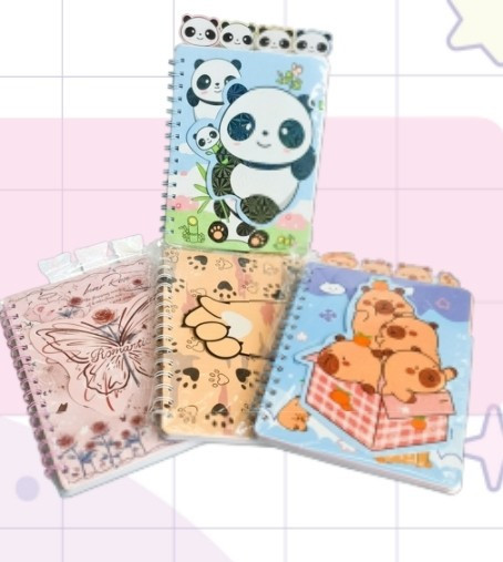Imagen 1 de Agenda con separadores de panda