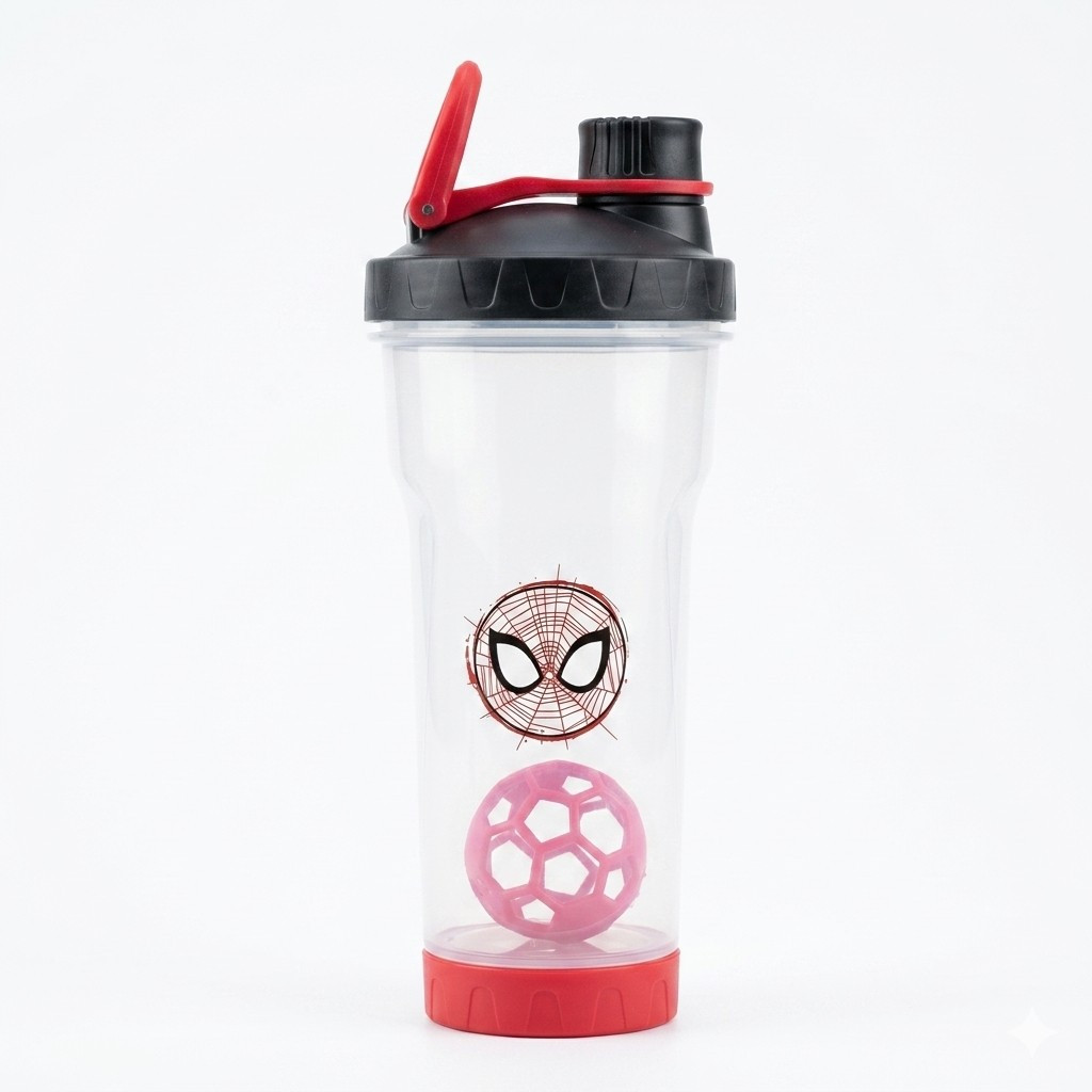 Imagen 1 de Botella Shaker Spiderman 700ml