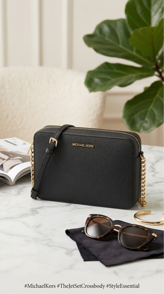 Imagen 1 de ✨ Bandolera Jet Set Grande – Estampado de Logotipos