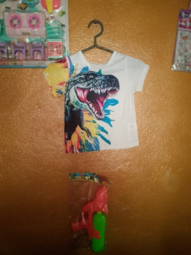 Imagen 1 de Camisa de dinosaurio 5T