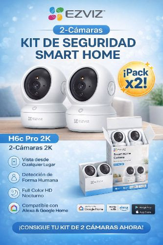 Imagen 1 de Kit 2 cámaras ezviz H6C Pro 2K