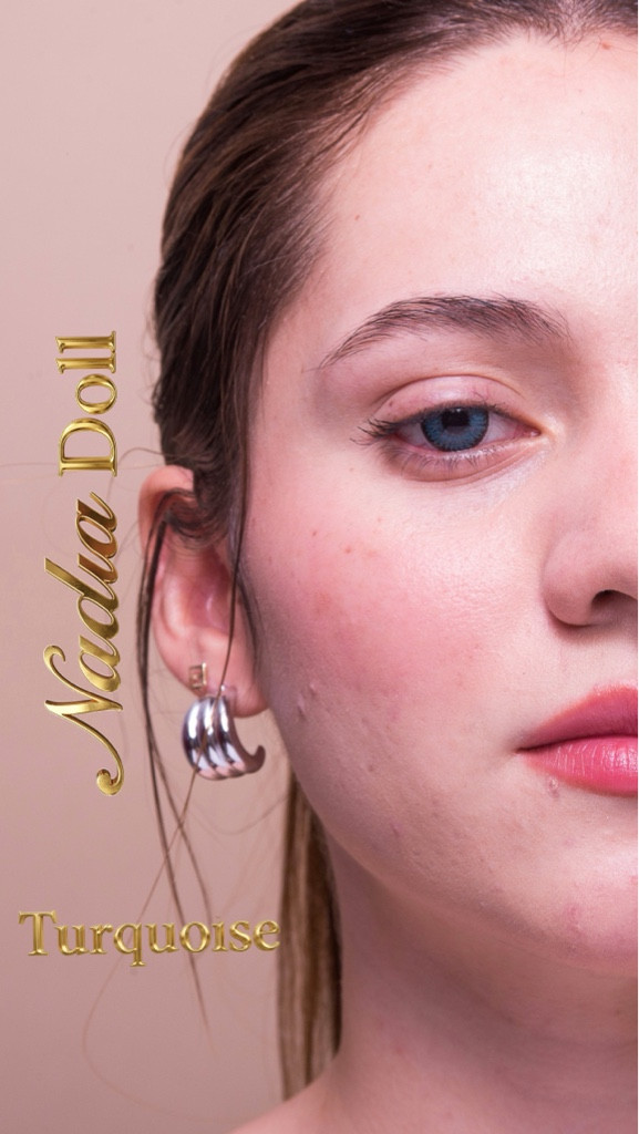 Imagen 1 de 6 pares Nadia Doll turquesa