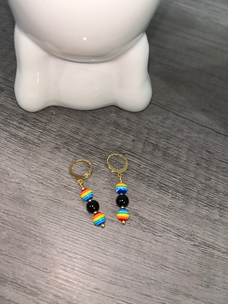 Imagen 1 de 01~ Aretes LGBT