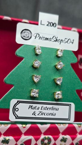 Imagen 1 de Aretes Estilo Studs Plata 925