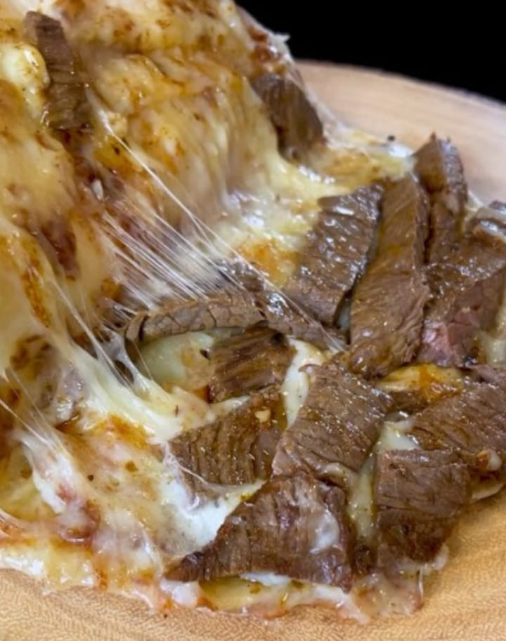 Imagen 1 de Taco de asada con queso tortilla de maiz