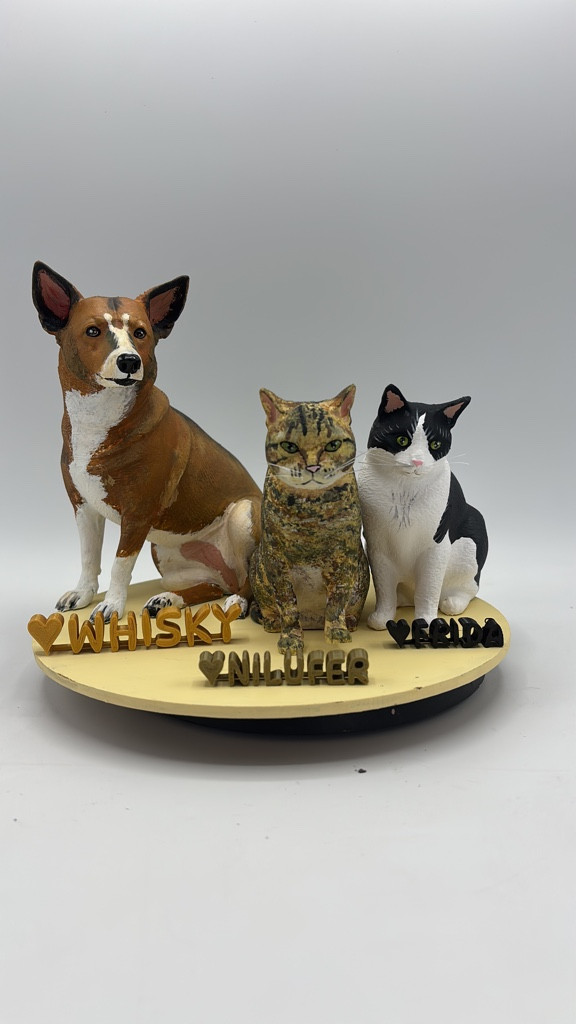 Imagen 1 de Dos mascotas de 10cm y una de 15 cm