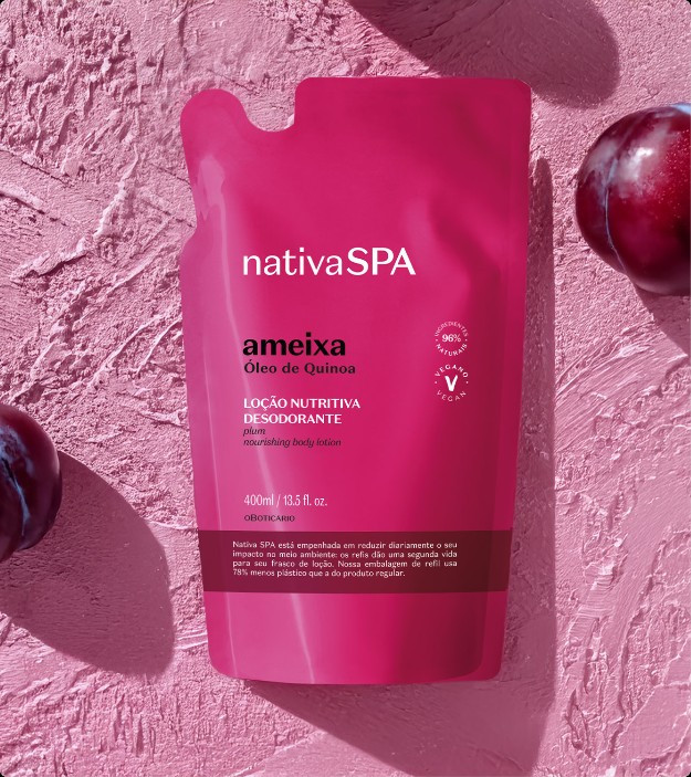 Imagem 1 de Refil Hidratante Nativa SPA Ameixa 400 ml