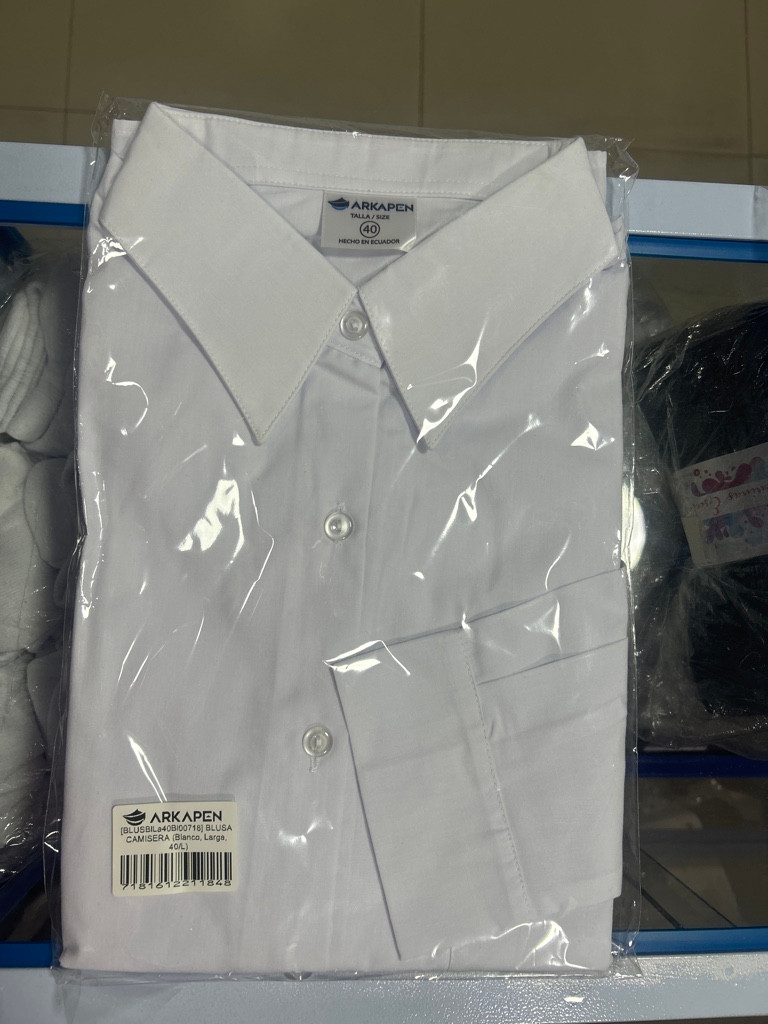 Imagen 1 de BLUSA CAMISERA BLANCA 