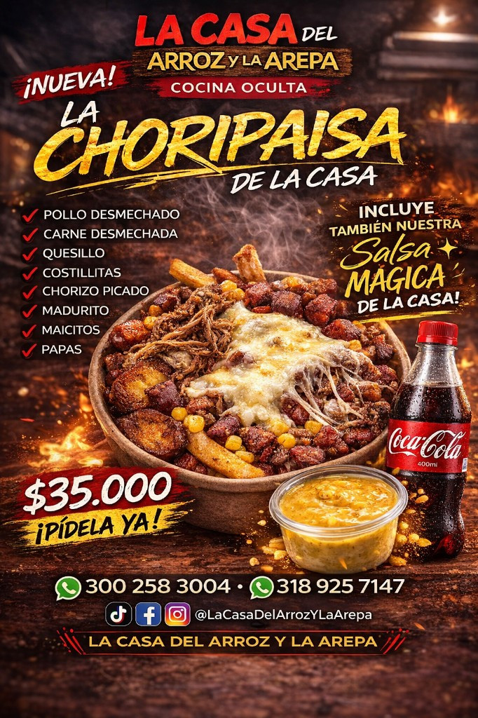 Imagen 1 de 1 🔥 LA CHORIPAISA DE LA CASA
