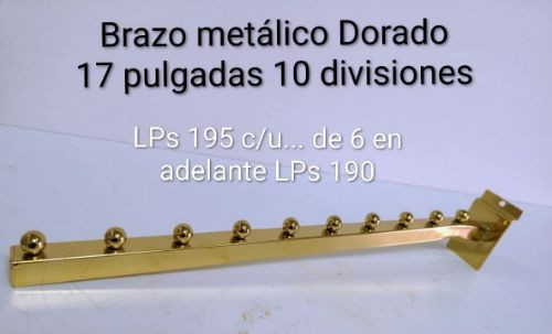 Imagen 1 de Brazo metálico dorado