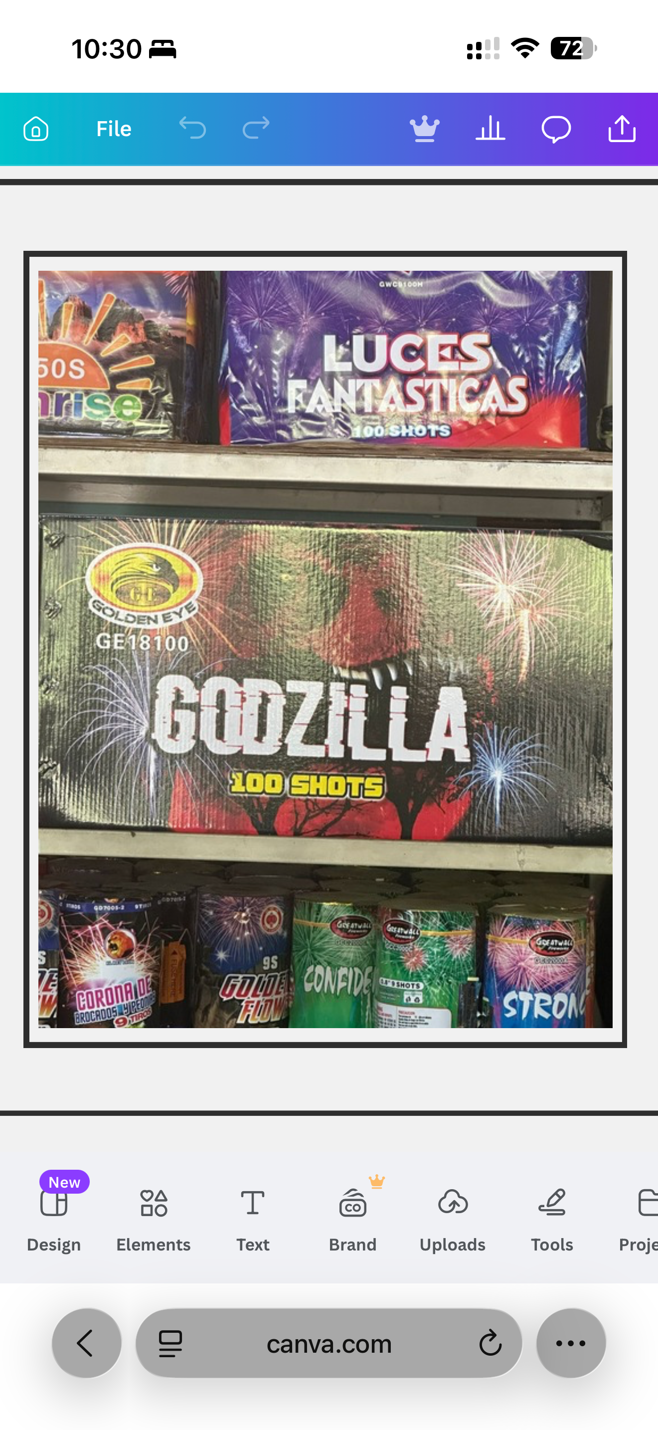 Imagen 1 de Bateria #100 Godzilla