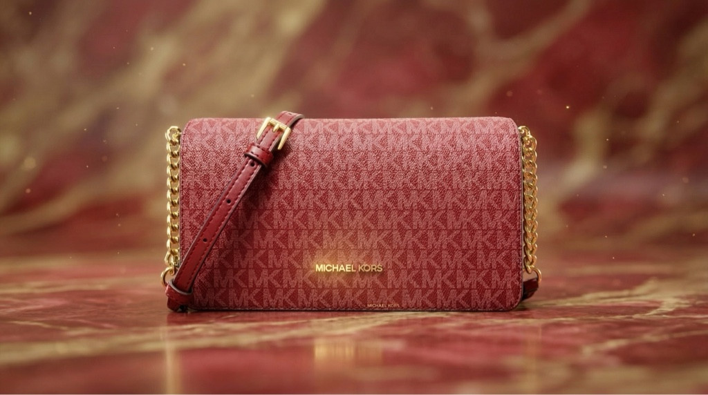 Imagen 1 de Jet Set Medium Signature Logo Crossbody Bag