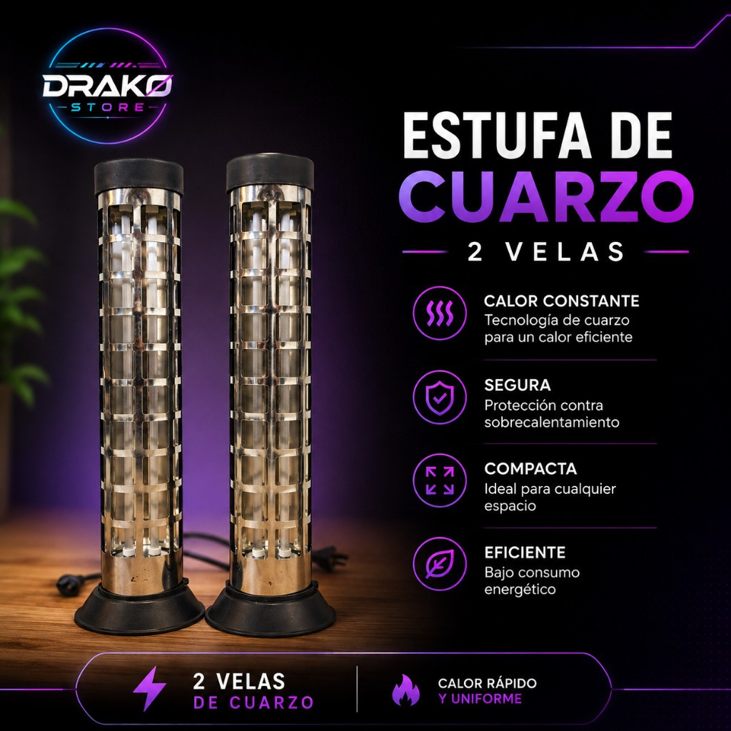 Imagen 1 de Estufa De Cuarzo 2 Velas