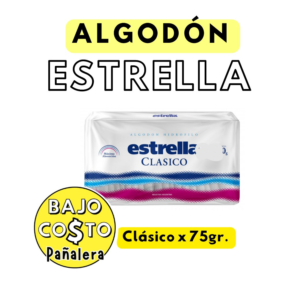 Imagen 1 de ALGODÓN 75GR ESTRELLA clásico.