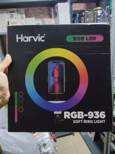 Imagen 1 de Aro de luz multicolor 30 cm harvic