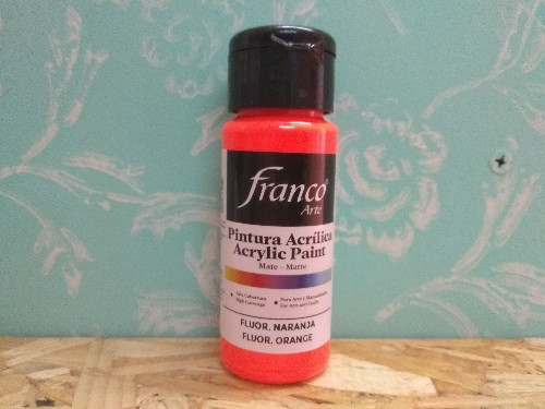 Imagen 1 de ACRILICO FRANCO FLUOR.NARANJA 60CC
