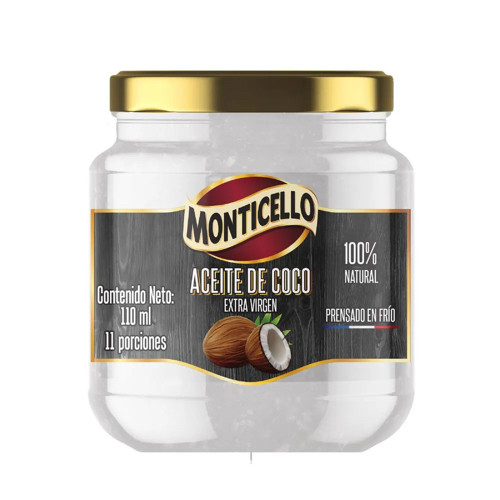Imagen 1 de Aceite MONTICELLO DE COCO (110 ml)
