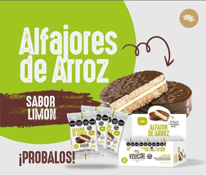 Imagen 1 de Alfajor de arroz Limon 23g x12 u
