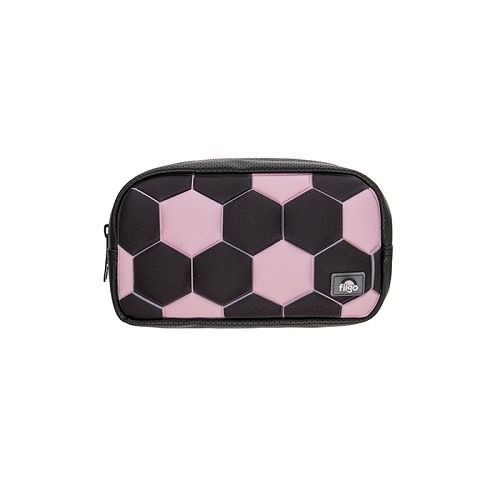 Imagen 1 de Cartuchera Filgo starpak pouch - futbol rosa - negro