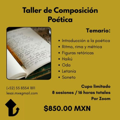 Imagen 1 de Taller de Composición Poética