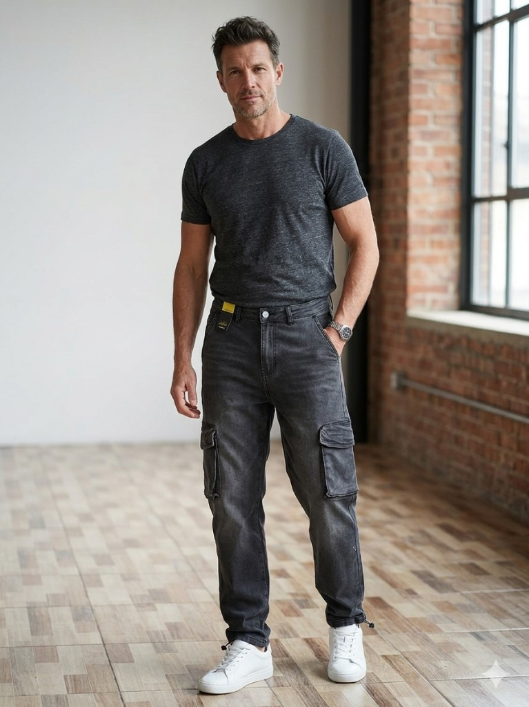 Imagen 1 de Jeans diabolo cargo