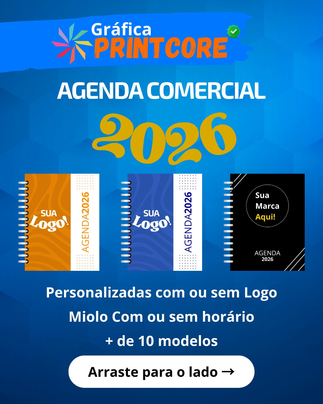 Imagem 1 de Agenda Comercial (1 dia por página)