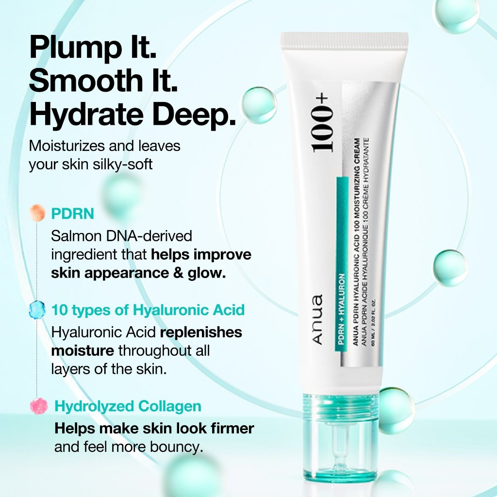 Imagen 1 de ANUA - PDRN Hyaluronic Acid 100 Moisturizing Cream