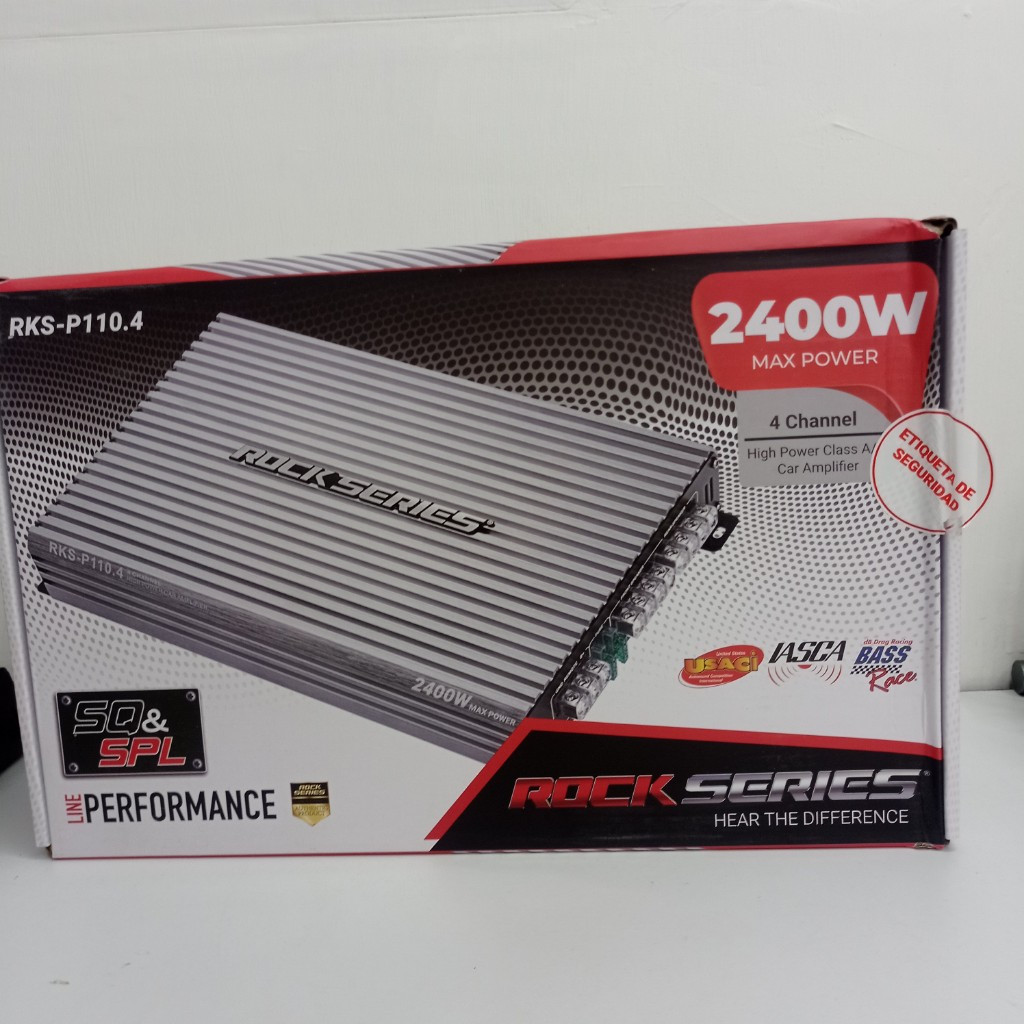 Imagen 1 de AMPLIFICADOR ROCK SERIES 2400 W 4 CANALES