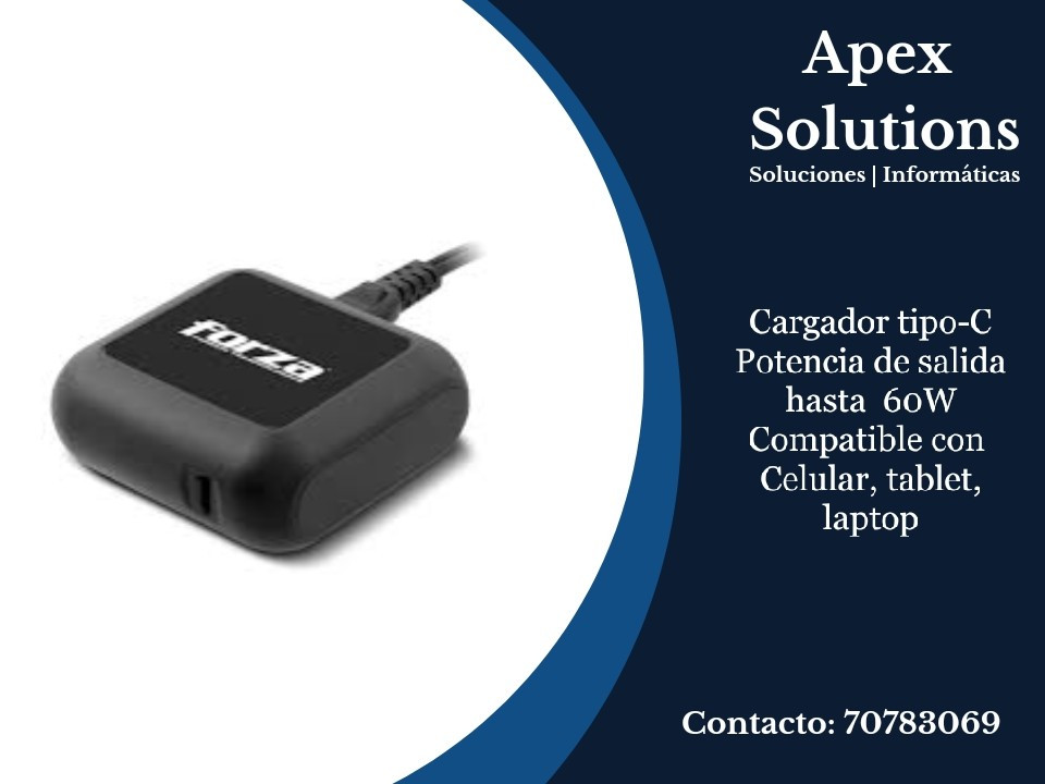 Imagen 1 de Cargador tipo C potencia 60W