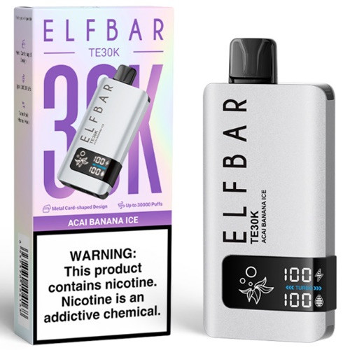 Imagem 1 de Banana com Açaí Ice - Elfbar 30 mil puffs