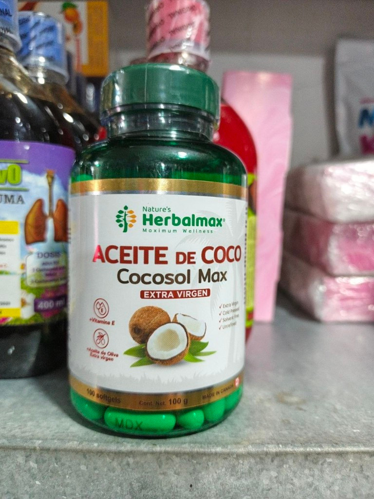 Imagen 1 de Aceite de coco Cocosol X 100 caps