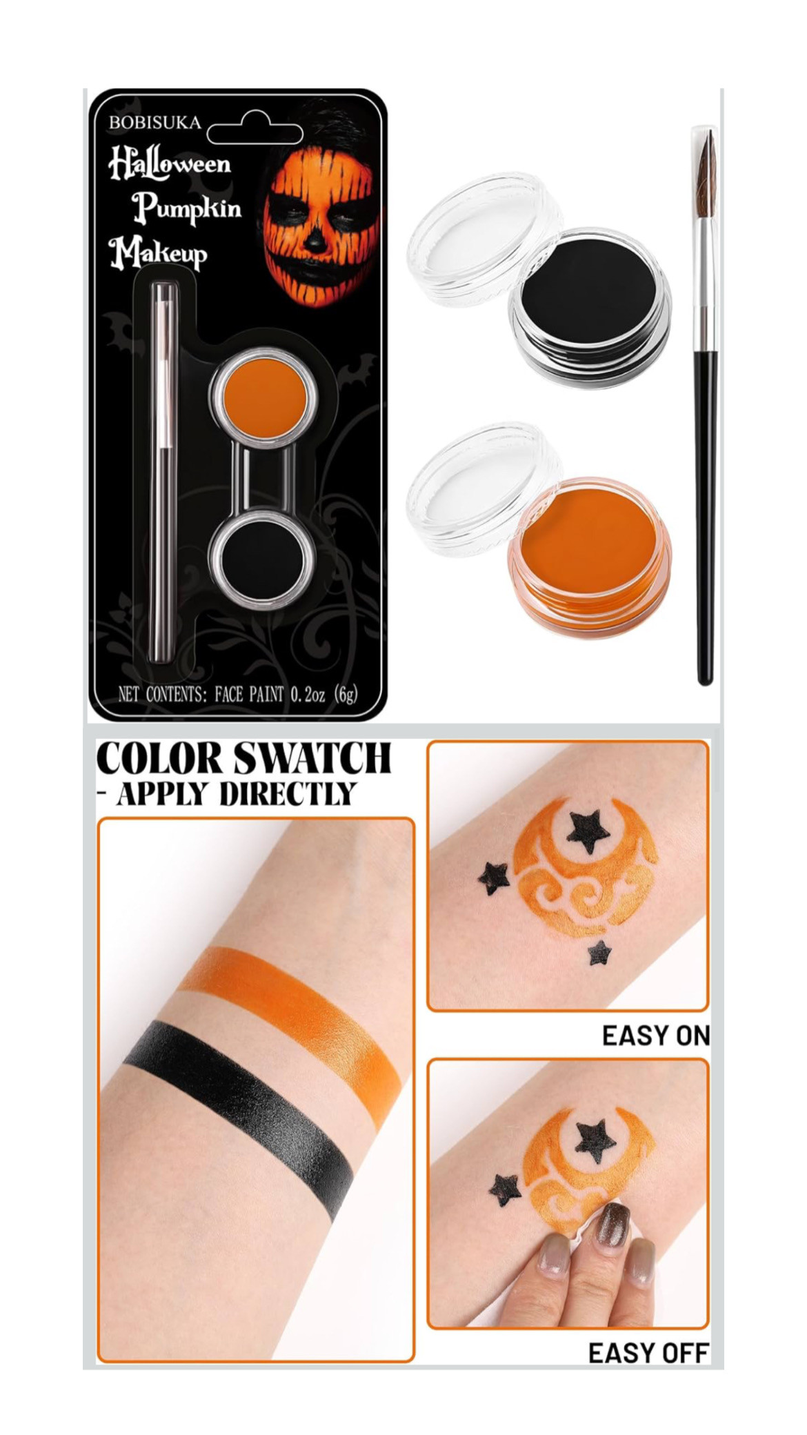 Imagen 1 de Aqua colors naranja y negro Bobisuka